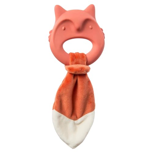 Image of Mary Meyer Teething Toys Leika Silicone Baby Teether for Babies 0-12 Months, 9-Inches, Little Fox