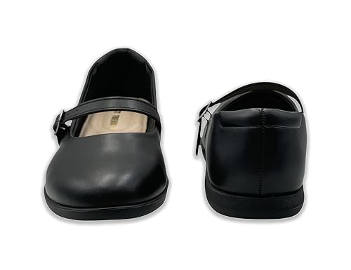 Image of BEST TRENDY Women's Comfort Pointed Toe Skimmer Ballet Flats Shoes Women's Oxfords Mary Jane T-Strap Oxford Shoes