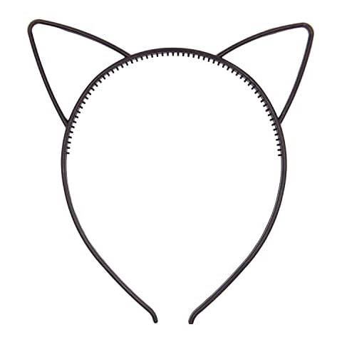 Storage Master Simple Comfortable Plastic Cat Ears Headband Cover