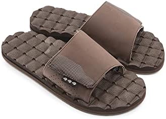 Volcom Men's Recliner Slide Sandal, Brown, 7 | Image 3