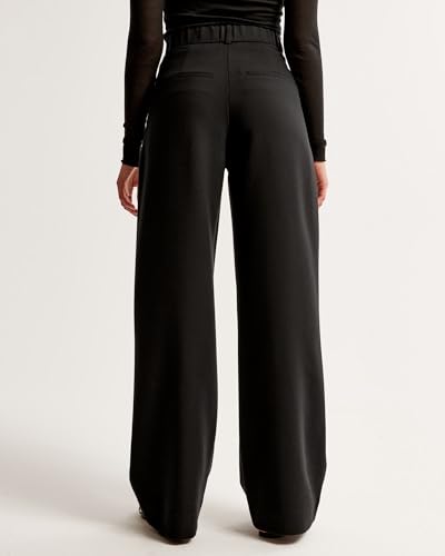 Image of FNOCKS Women's High-Waist Pleated Wide-Leg Trousers