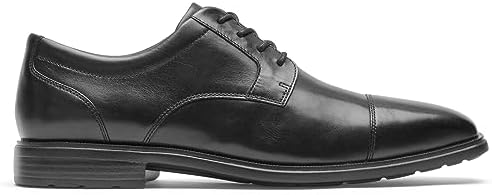 Rockport Men's Dressports Work Cap Toe Oxford, Black, 10.5 Wide | Image 3