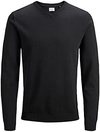 JACK & JONES JJEBASIC KNIT V-NECK NOOS Sweter Mężczyźni