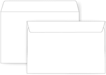 6 x 9 Booklet Envelope - 24# White Wove - Open Side- (6 x 9) - Jumbo Envelope Series (Box of 500)