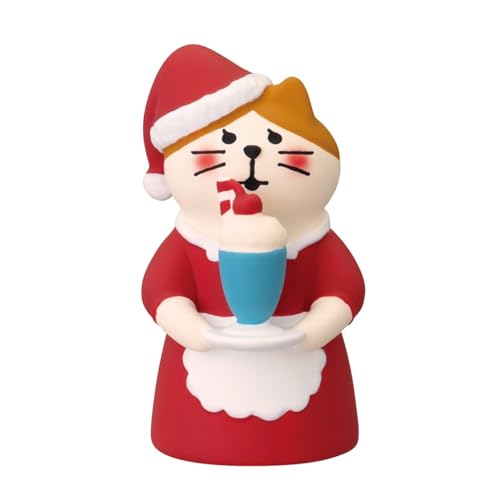 デコレ コンコンブル サンタズライナー ウエイトレス猫 クリスマス 猫 約28×32×h50 ZXS-29222X