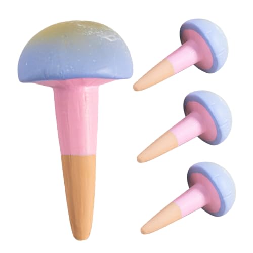 SUPVOX Watering Globes for Plants 4 Pack Self Watering Spike Stakes for Plant Waterer