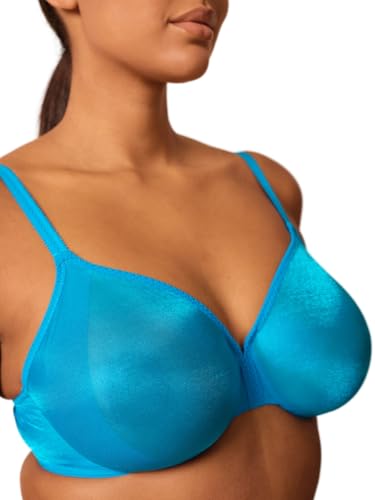 Image of Gossard Women's Glossies Sheer Bra, 6271, Atomic Blue, 36D
