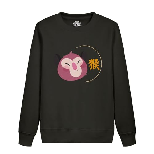 Sweatshirt enfant singe zodiaque chinois en coton doux confortable