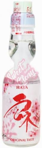 Generic Hata Ramune Soda, Sakura Flavor, 200ml, 6 Pack