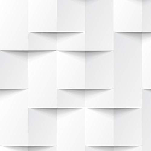 Papel De Parede Adesivo Abstrato Geométrico 3D Com Laminação