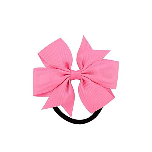 HLWJ Hair Bowknot Lady Ponytail Rope Headwear Girl Girls Headband Satin Fashion Ribbon (Color : 6)