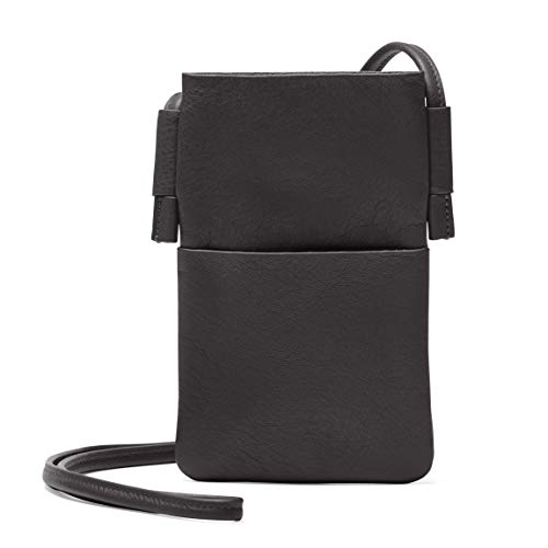 Leatherology Black Onyx Long Crossbody Phone Pocket #TOP15
