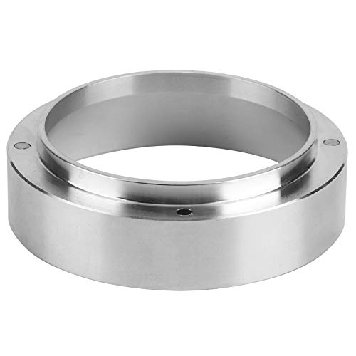 Embudo dosificador de Espresso de 51mm/53mm/58mm, anillo de dosificación magnético de aluminio para máquina de café Universal Compatible con portafiltro de 51mm/53mm/58mm(51mm) Cover