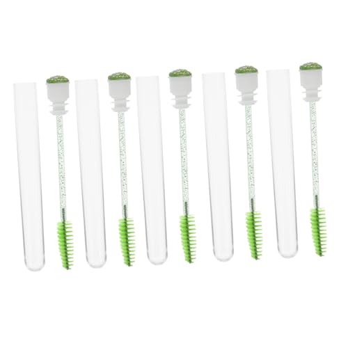 SOESFOUFU Eyelash Brush Tubes Set of 10 Glitter Lash Brow Comb Easy to Use for Makeup