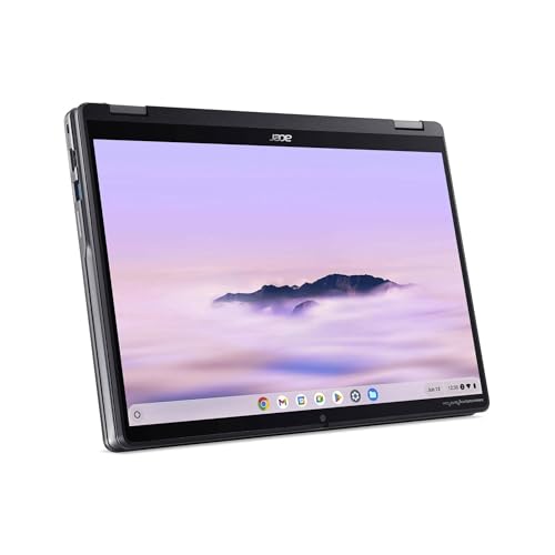 Image of Acer Chromebook Plus Spin 514 CPE594-1N CPE594-1N-316H 14 inch Touchscreen Convertible 2 in 1 Chromebook - WUXGA - 60 Hz - Intel Core 3 100U - 16 GB - 256 GB SSD - English (US) Keyboard - Iron