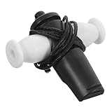 Mipcase Silbato de Samba Abs Instrumento Musical para Método Orff Diseño Portátil con Cordón para Adultos Negro