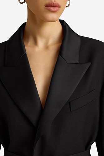 Marina Moscone, Boyfriend Blazer with Belt — view 4