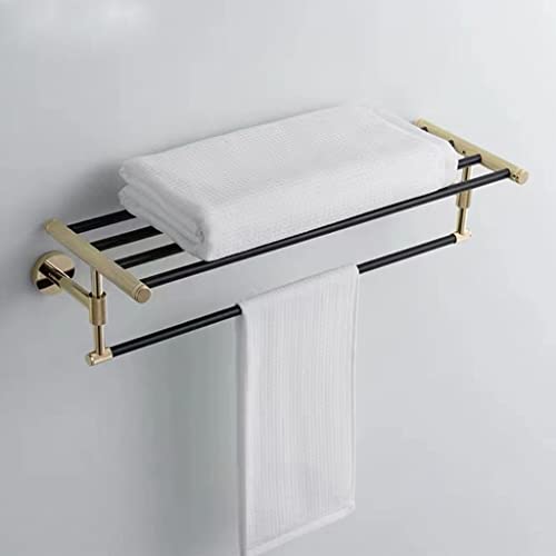 Porte-serviettes mural anti-humidité étagère compacte