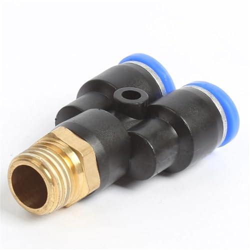 Conectores neumáticos de 1/2 pulgada para tubos de 10mm en Y 7