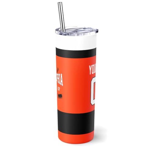 Image of ANTKING Philadelphia Tumbler 20oz Travel Mug Custom Name Number Gifts | Stainless Steel Insulated Coffee Cup for Men Women