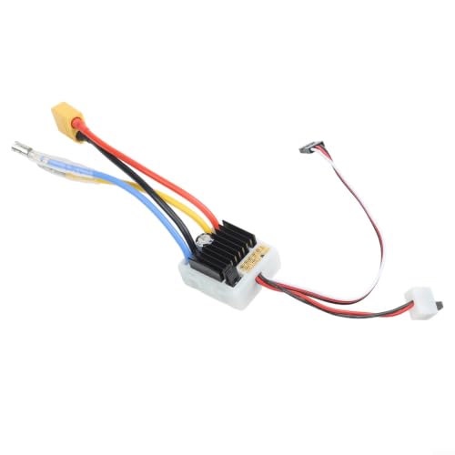 Evita sobrecalentamientos con ESC para coches RC 60A T60, variador con disipador y conector XT60