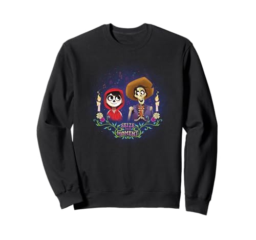 Image of Pixar Coco Seize Your Moment With Miguel And Hector Sweatshirt