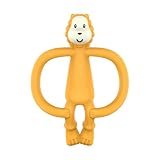 Matchstick Monkey, Antimicrobial Silicone Teether & Gel Applicator, Easy To Grip, BPA Free, 3 Months Old+, 11 cm, Ludo Lion
