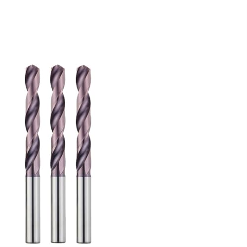 Foret carbure 8.1mm HRC65 pour percer l'acier inoxydable sans casser - Lot de 3 pièces