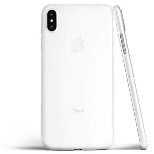 totallee Thin iPhone Xs Max Case, Thinnest Cover Ultra Slim Minimal - for Apple iPhone Xs Max (2018) (Frosted Clear)