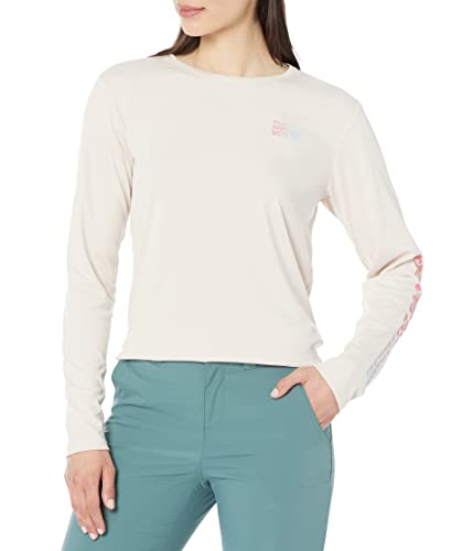 Mountain Hardwear Women's Wicked Tech Long Sleeve, White Sprite, X-Large