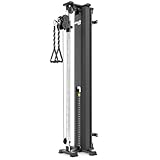 VirtuFit PL100 Single Pulley Station – Kabelzugstation für Krafttraining – 75 kg Gewichtsstapel – Höhenverstellbar – Robuste Stahlkonstruktion