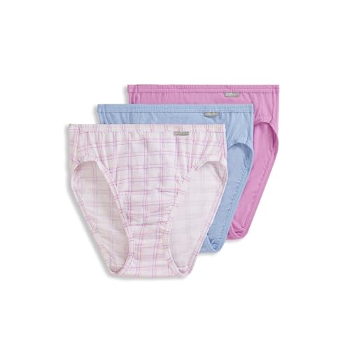 Image of Jockey Women's Underwear Plus Size 100% Cotton Elance French Cut - 3 Pack