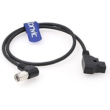 Hirose 4 Pin Female to Dtap Power Cable for SmallHD DP7 AC7 OLED Monitor Right Angle 4 pin to Dtap