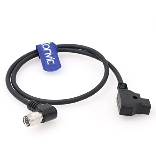 Câble Hirose 4 broches vers Dtap coudé pour moniteur SmallHD DP7 AC7