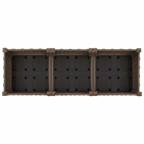 Lit surélevé 120x40x71 cm au design épuré en polypropylène robuste