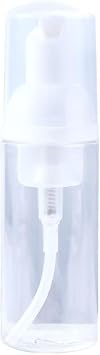 Clear Plastic Foam Pump Bottle, Portable Travel Mini Cosmetic Dispenser Shampoo Cleanser Empty Bottle,Refillable Containers 40ml