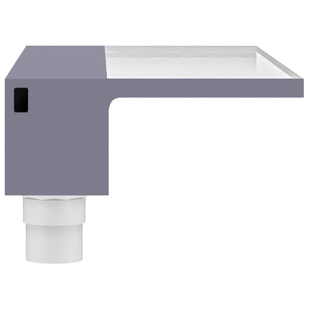 vidaXL Fuente Cascada con LED RGB para Jardín Estanque Piscina Patio Exterior Aporte Decorativo Relajante Luces Sonido Vista Acrílico