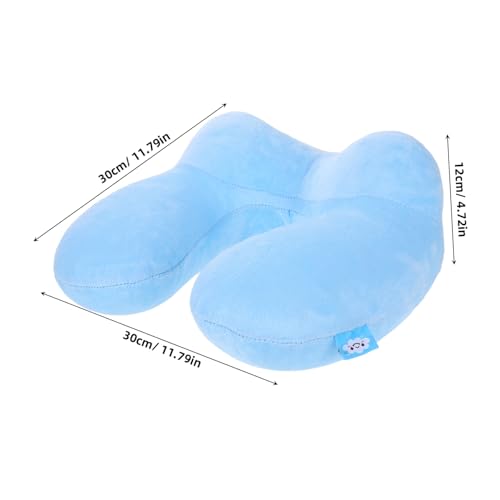 Almohada inflable de viaje ajustable 30x30x12 cm miniatura 2