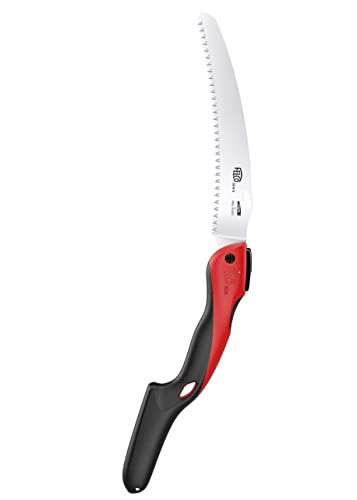 FELCO 604 Baumsäge (klappbare Säge, Klingenlänge 24 cm, mit ziehendem Schnitt, Holzsäge, für Weinbau / Baumpflege, Schnitt-ø 120 mm)