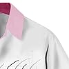 QXQLSH Funny Hawaiian Shirts for Men Musical Note Print Shirts Short Sleeve Shirt Casual Beach Summer Tshirts Regular Fit Vacation Tees, Pink, XL #1