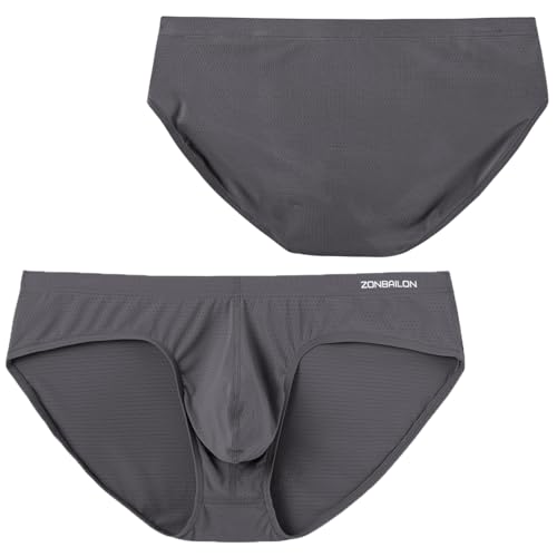 JINSHI Men’s Comfort Flex Panties Sexy Breathable Underwear Tagless Low Rise Briefs2
