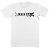 Linkin Park Bracket Logo Men's Black T-Shirt #1