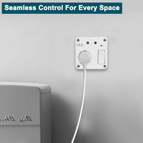 Image of Combined Box 6A with Universal Socket, Master Switch, LED Indicator | 240V Power Utility Box for Home, Office, Appliances | Without Wire, 6 Month Warranty(SMALL COMBINED BOX 1+2)