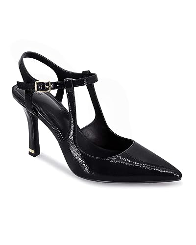 Coutgo Womens High Heels Pointed Toe Ankle Strap Pumps Patent Leather Sexy Stiletto Office Wedding...
