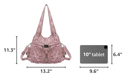 Image of Angel Barcelo Purses for Women Large Shoulder Bag Soft Hobo Bags for Women