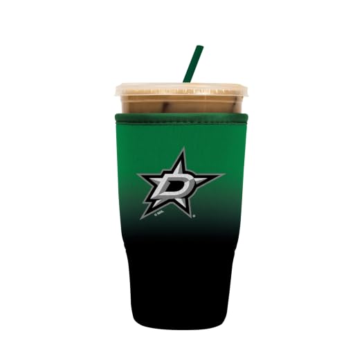 Sok It JavaSok NHL Hockey Iced Coffee & Cold Soda Insulated Neoprene Cup Sleeve (Dallas Stars, Large: 30-32oz)