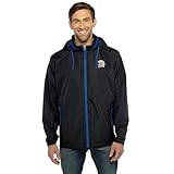 Vantage Apparel Men's Collegiate Premium Lightweight Packable Hooded Wind Jacket Chaqueta, Color del Equipo, L para Hombre