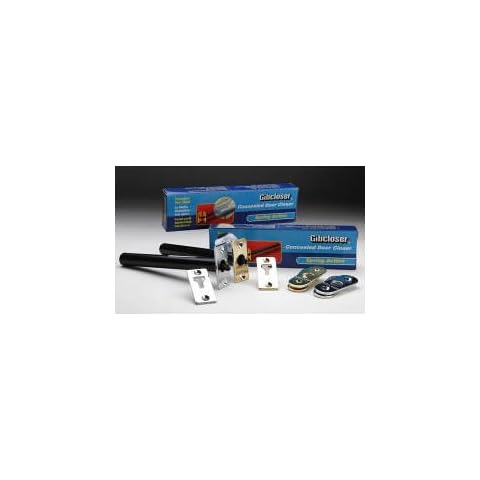 Concealed Chain Door Closer - 18 x 5 x 2.5cm Brass Cover