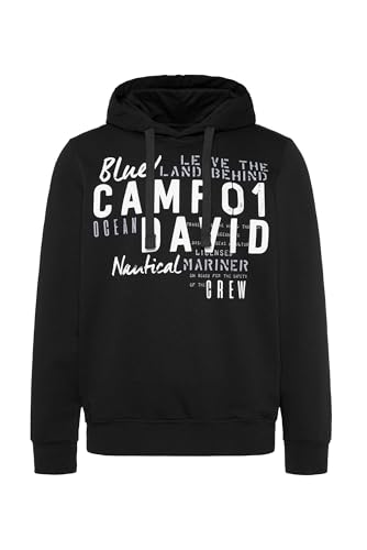 Bild: Camp David Herren Hoodie mit Logo Artwork Black, XL f�r 59,97 EUR (-40%) statt 99,95 EUR bei amazon.de