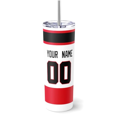 Image of ANTKING Ottawa Tumbler 20oz Travel Mug Custom Name Number Gifts | Stainless Steel Insulated Coffee Cup for Men Women